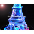 beau modèle 3D de tour Eiffel en cristal pour le cadeau d&#39;anniversaire, et voyage souvenir